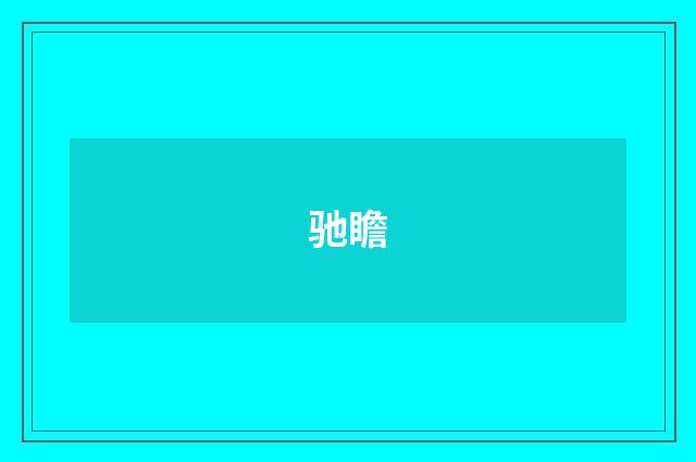 驰瞻