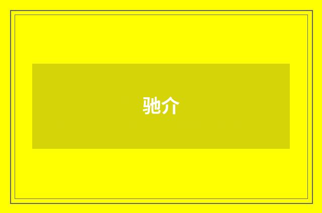 驰介