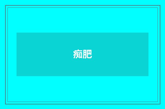 痴肥