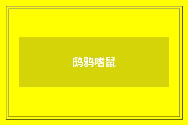 鸱鸦嗜鼠