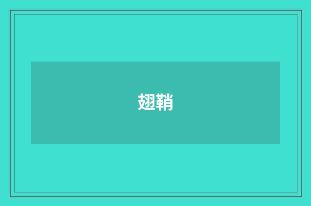 翅鞘