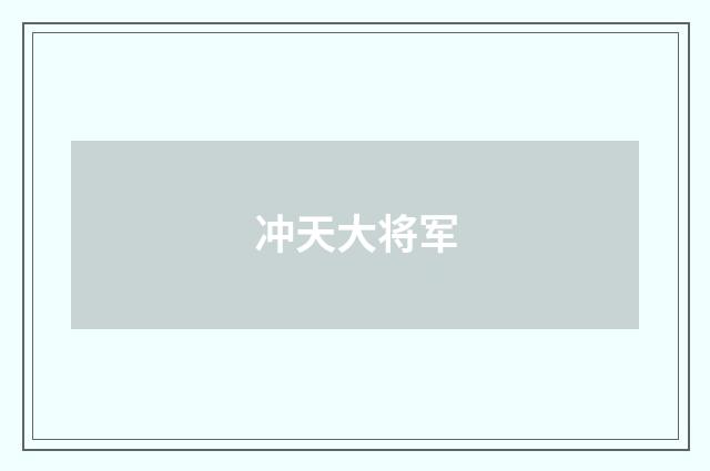 冲天大将军