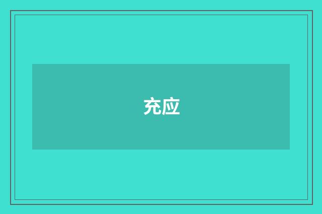 充应