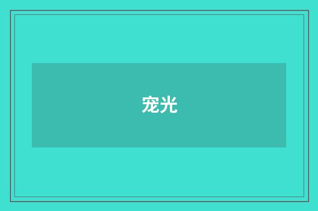 宠光