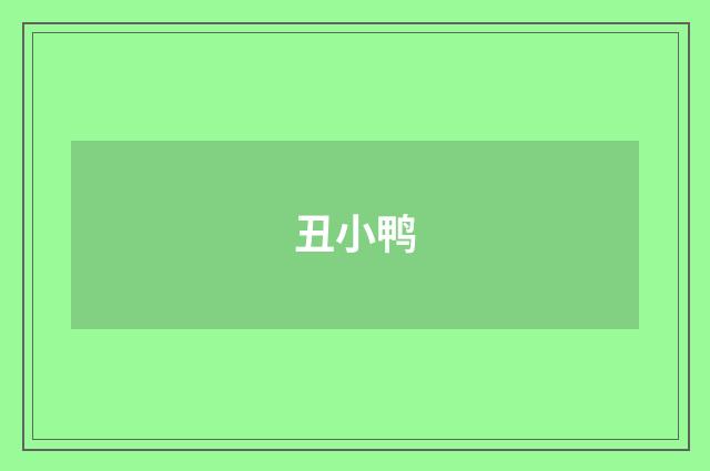 丑小鸭