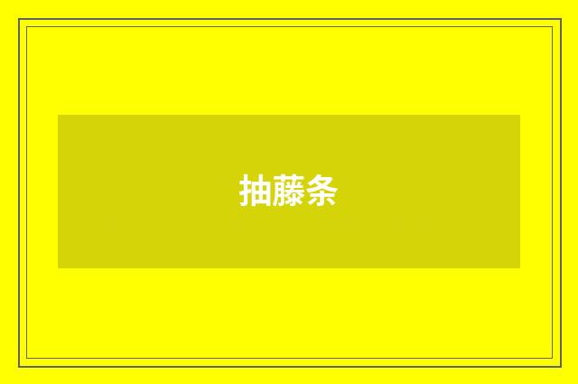 抽藤条