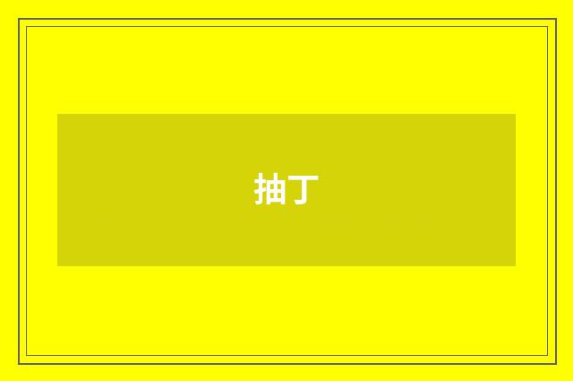 抽丁