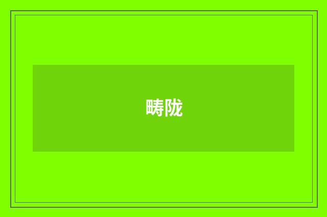 畴陇