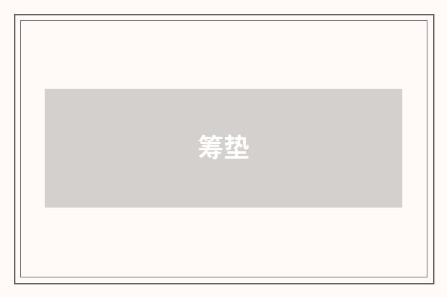 筹垫