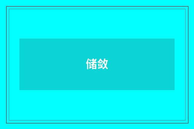 储敛