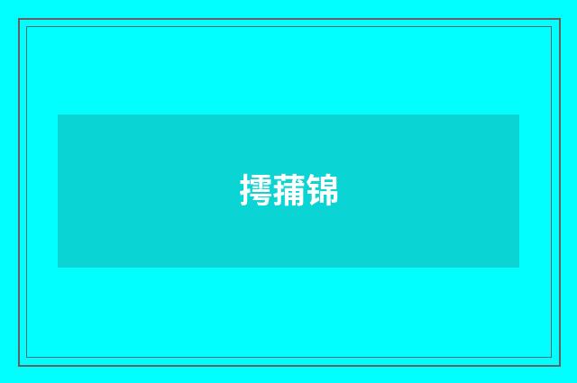 摴蒱锦