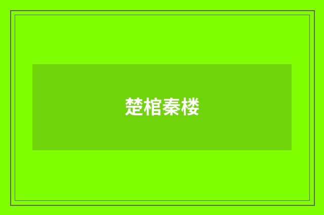 楚棺秦楼