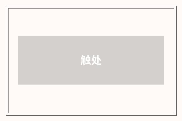 触处