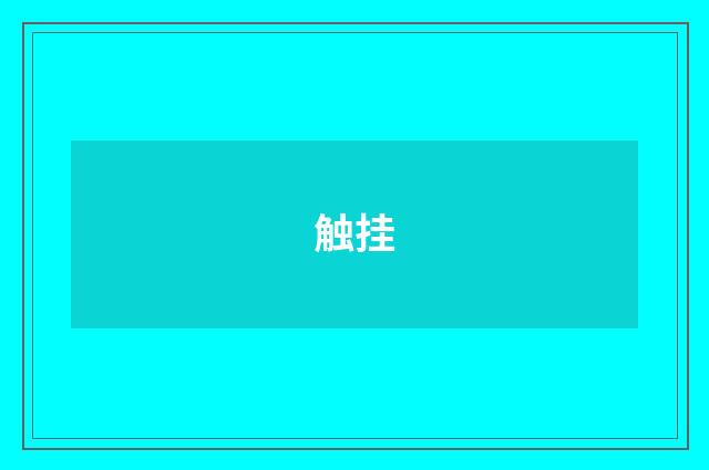触挂