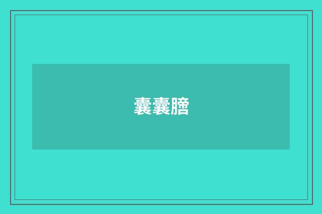 囊囊膪