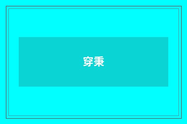 穿秉