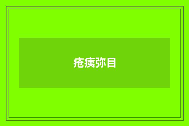 疮痍弥目