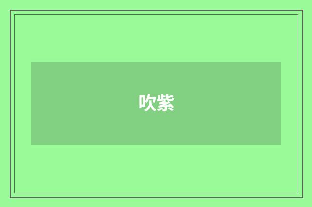 吹紫