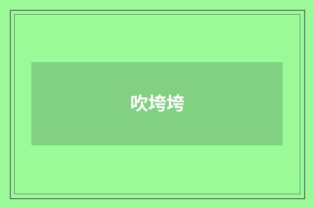 吹垮垮