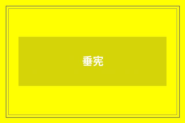 垂宪