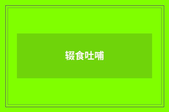 辍食吐哺