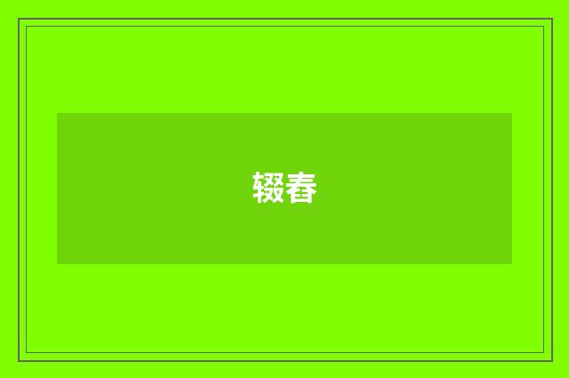 辍舂