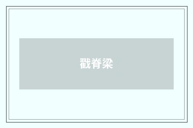 戳脊梁
