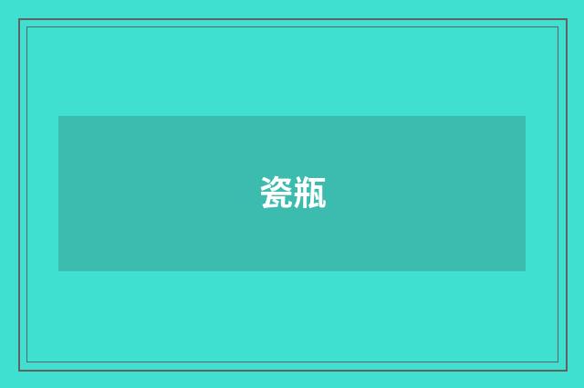 瓷瓶