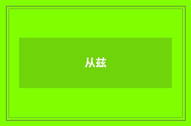 从兹