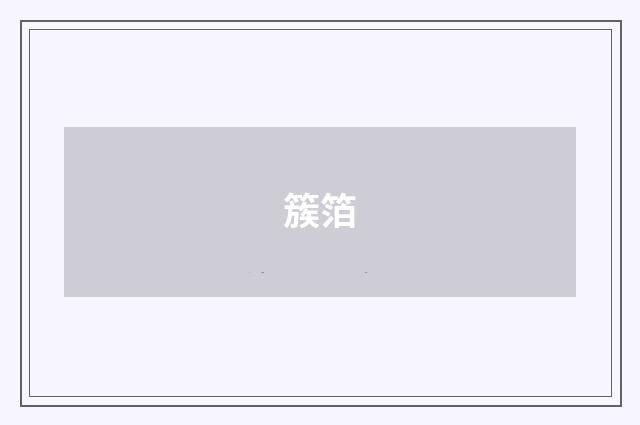 簇箔