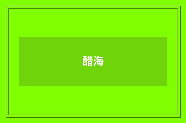 醋海