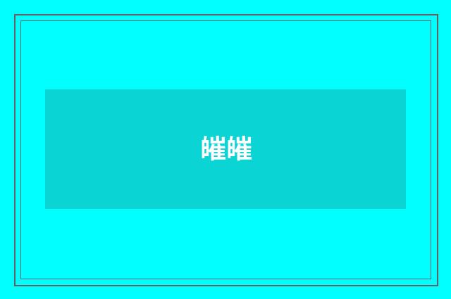 皠皠