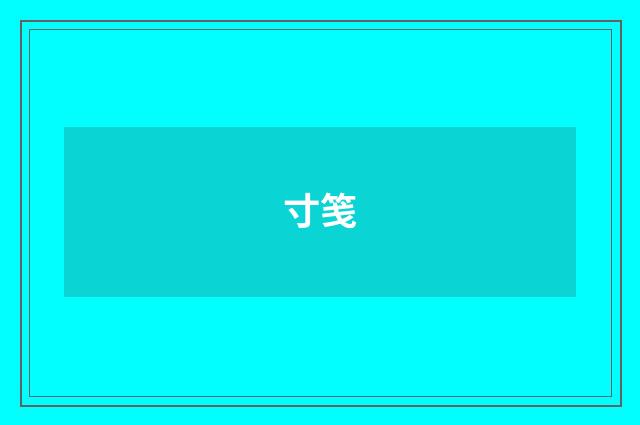 寸笺