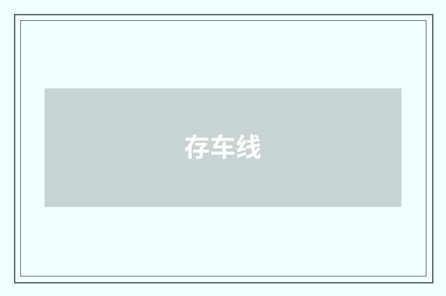 存车线