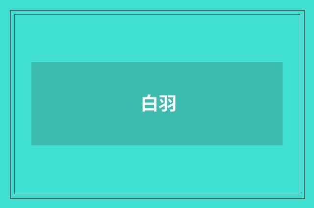 白羽