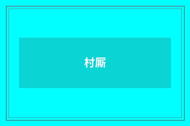 村厮