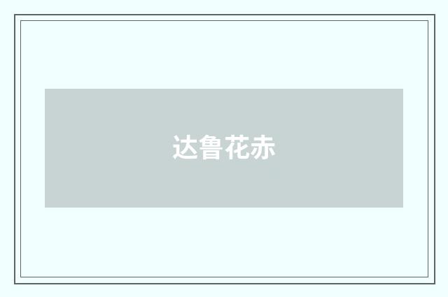 达鲁花赤