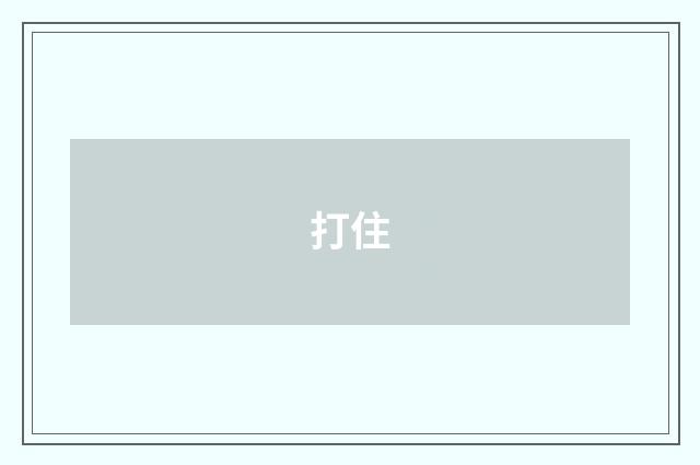 打住