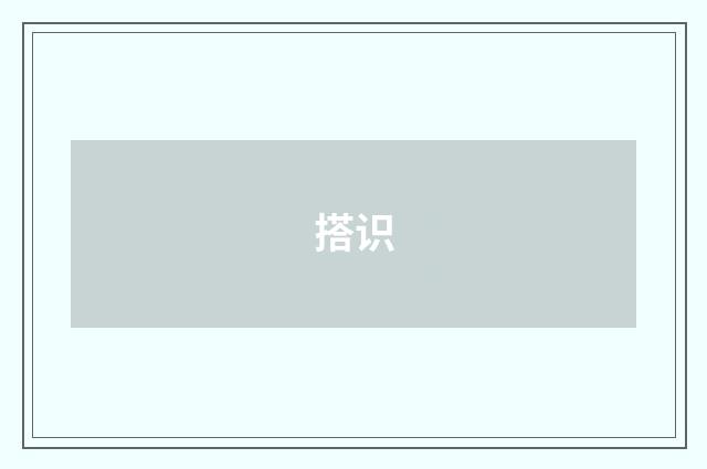 搭识