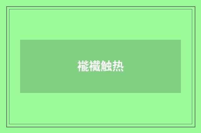 褦襶触热