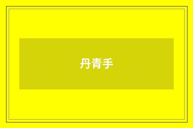 丹青手