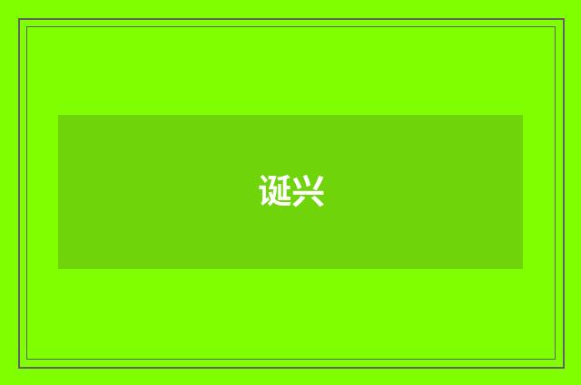 诞兴