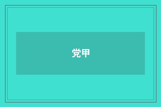党甲