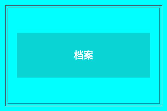 档案