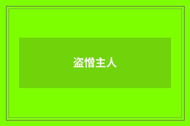 盗憎主人