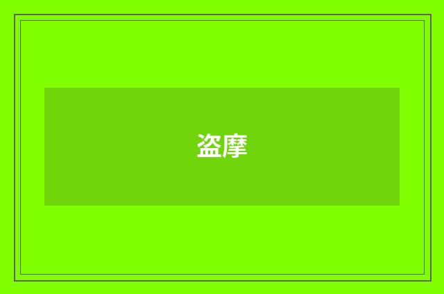 盗摩