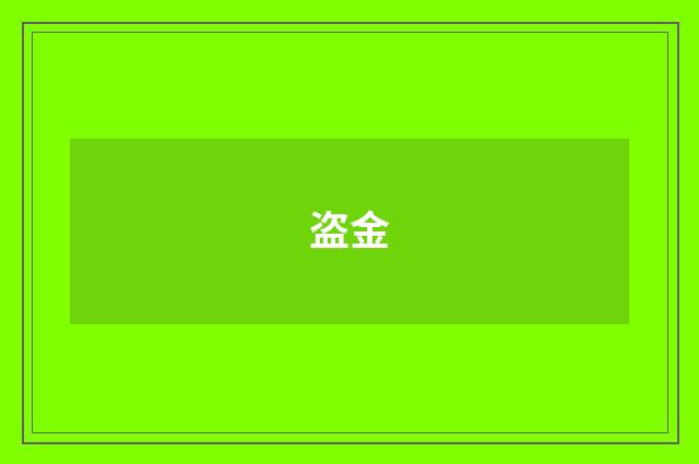盗金