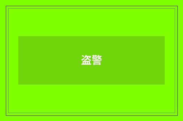 盗警