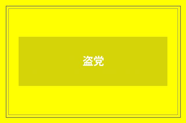 盗党