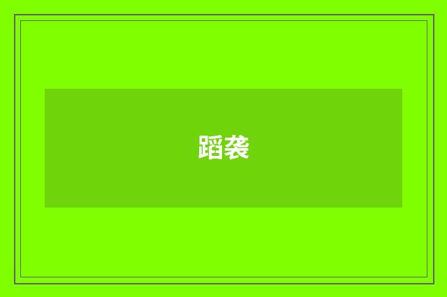 蹈袭